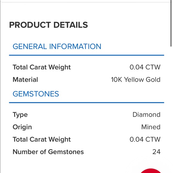 10k Yellow Gold Diamond Necklace - Picture 6 of 6